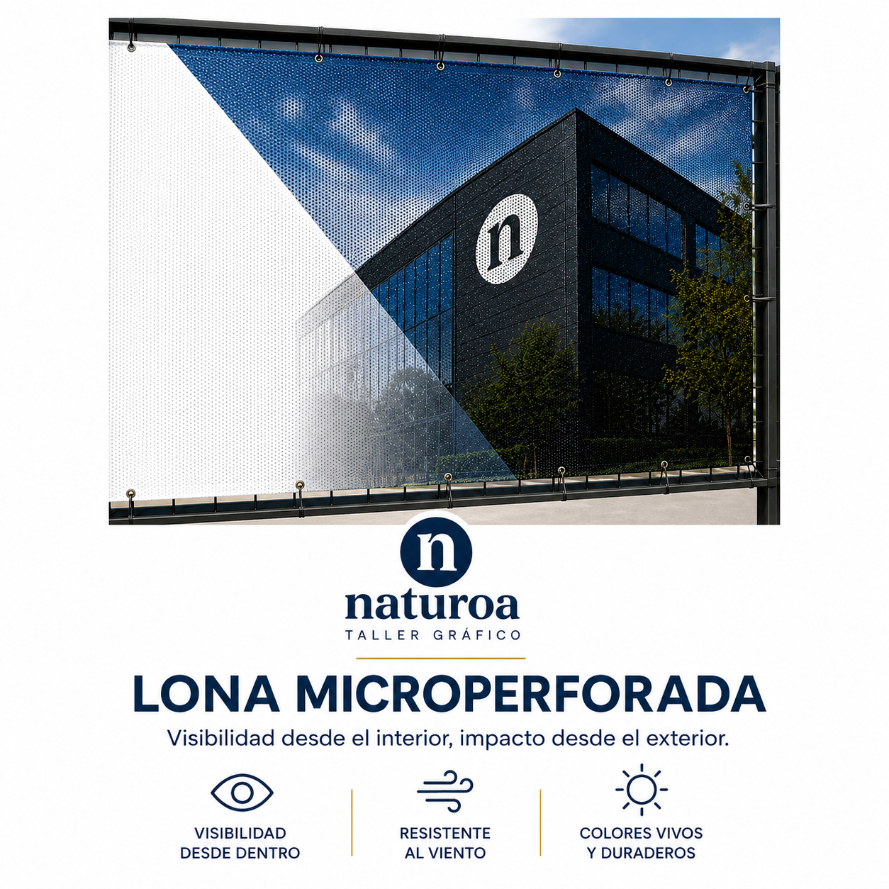 Lona Microperforada